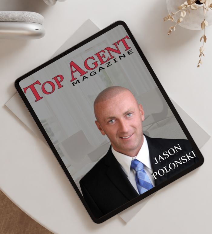 Jason Polonski, featured as a top realtor in Ottawa and Kanata, posing for a magazine photo shoot.