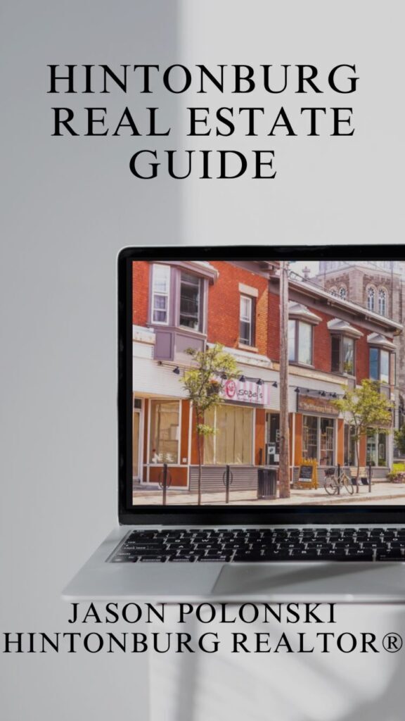 Hintonburg Realtor, Hintonburg Real Estate Guide, Jason Polonski. Computer screen with a photo of a Two-story from Hintonburg Real Estate Guide created by Hintonburg Real estate agent.