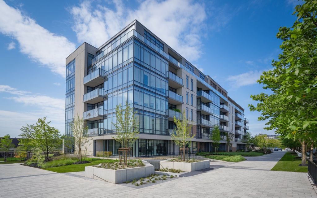 Buying a Condo in Ottawa, building with blues sky