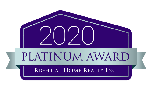 Platinum Award presented to Jason Polonski, a top REALTOR® in Kanata and Ottawa, in 2020 for outstanding real estate success and client service